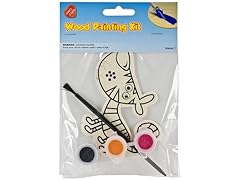 New Image Group Wood Painting Kit, Tiger