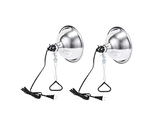 2-Pack Clamp Lamp Light with 8.5" Reflector