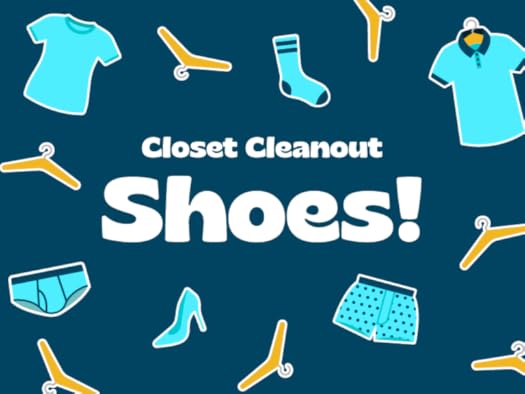 Closet Cleanout: Shoes!