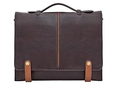 Eton Slim Briefcase Brown