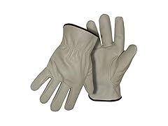BOSS 4067L L Boss Men's Premium Grain Ivory Leather Gloves