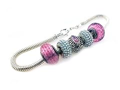 Fiora ''The Pink Pear'' Bead Bracelet