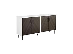 Walker Edison Fehr Modern 4 Door Bookmatch Buffet