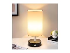 TOBUSA Black Cordless Table Lamp