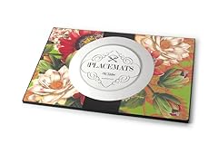 Paper Placemats - Floral/Lime