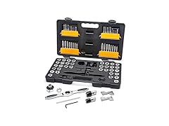 Gearwrench 3887 77 Piece SAE/Metric Ratcheting Tap and Die Set