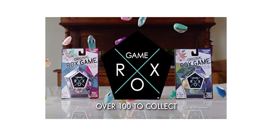 MGA GameRox Stone Flipping Game - Pacchetto Starter Da 2 Giocatori Con Mostri E Alieni, 10 Personaggi Collezionabili
