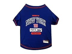 NFL New York Giants Dog T-shirt Large
