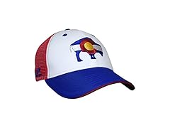 Headsweats Boys Trucker Hat, Red White