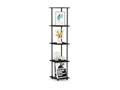 Furinno TURN-N-TUBE 5-Tier Corner Shelf