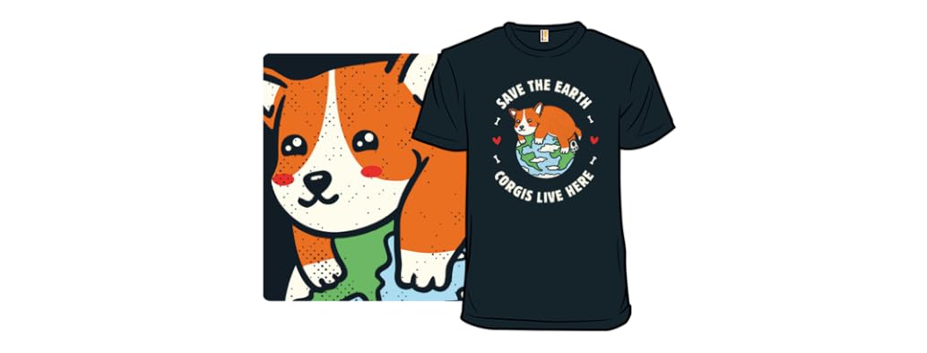 Save the Earth Corgis Live Here