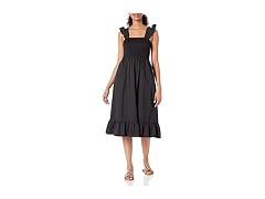 The Drop Kimi Ruffled Shoulder Smocked