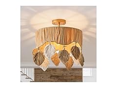 Parrot Uncle 15.7 Inch Semi Flush Mount Ceiling Light