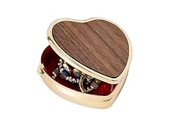 Heart shaped retro  jewelry box