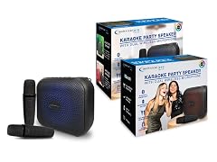 8" Karaoke Speaker w/ 2 Mics