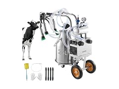Electric Cow Milking Machine, 6.6 Gal / 25 L 304