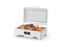 Electric Chafing Dishes, 9QT Smart-Touch Buffet Warmers Sets 