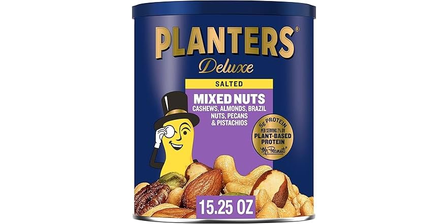 PLANTERS Deluxe Salted Mixed Nuts 15.25oz
