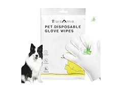 Dog Wipes Cleaning Gloves