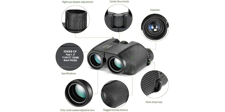 Generic Telescope HD 10X25 Binocular