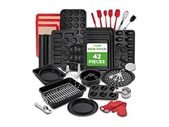 NutriChef 42-Piece Ultimate Nonstick Bakeware Set