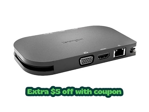 Kensington 4K Dock with Pass-Through Charging