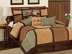 Dareen 7pc Comforter Set - Sage - 2 Sizes