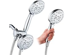 AquaSpa Twin Combo High Pressure Shower Head
