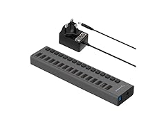 SABRENT 16-Port USB 3.0 Hub 90W Charger