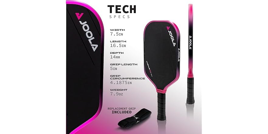 Tyson Pickleball Racket JOOLA Tyson McGuffin 14mm Pickleball Paddle (Open Box)