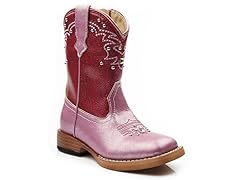 Pink/Red Square Toe w/ Studs (5T)