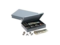 Office Depot Ultra-Slim Cash Box With Security Lock,