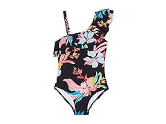 Kanu Surf Girls' Morgan Ruffle Floral One Piece