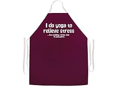 Attitude Aprons Yoga to Relieve Stress