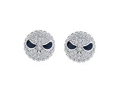 Silver night before Christmas Earrings