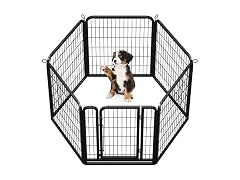 Topeakmart Dog Playpen Indoor 32" 6 Panel