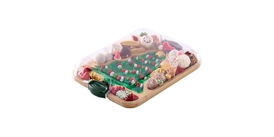 $14.99: Farberware Bamboo Cutting Board w/ Clear Locking Lid (11"x14" ) at Woot!