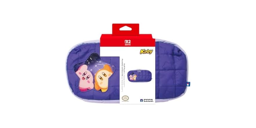 $19.99: HORI Puff Pouch for Nintendo Switch 2(Kirby & Waddle Dee) at Woot!