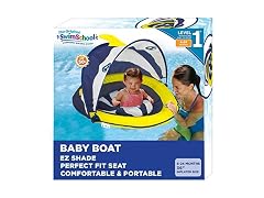 SwimSchool Deluxe Baby Float with Adj Canopy