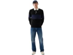 GAP Men (XS) Everyday Soft T-Shirt Black Stripe