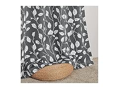 KGORGE 84" Grey & White Blackout Curtains