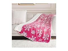 Juicy Couture Sherpa Throw 50"x60" Pink