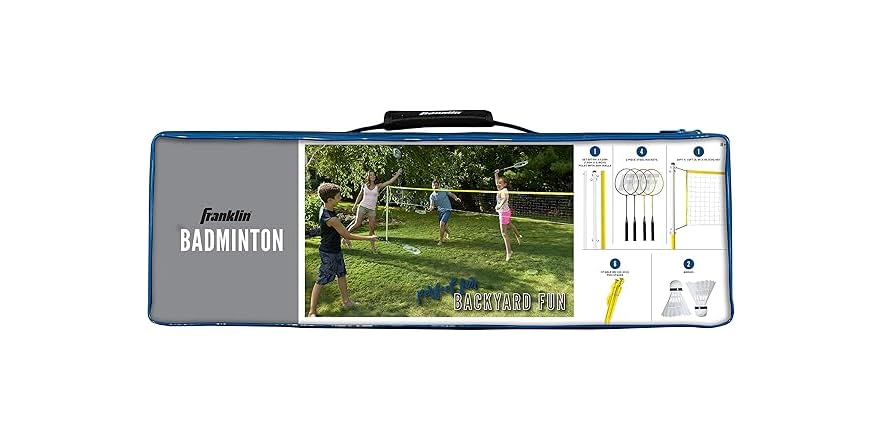Franklin Sports Badminton Set – Fun for All Ages - Image 6