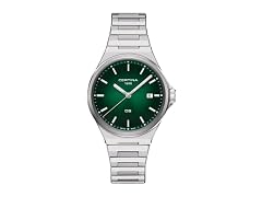 Certina, Mens, DS 7 Gent Std Quartz, 39, mm, Steel, Quartz, Green (Open Box)