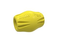 Jolly Pet Flex-N-Chew Bobble Yellow Small 2 in