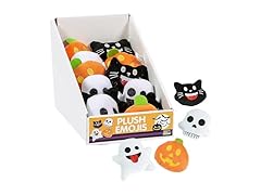 Fun Express Spooky Halloween Plush Emojis Stuffed Toys