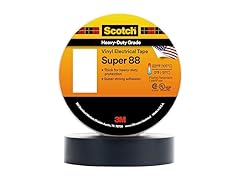 3M Scotch Vinyl Electrical Tape Super 88, 3/4 in x 36 yd