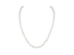 DeepSage Genuine White Pearl Necklace