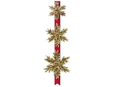 National Tree Company 70 in. Pre-Lit Glittery Bristle Pine