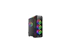 GAMDIAS E-ATX Mid-Tower Gaming PC Case